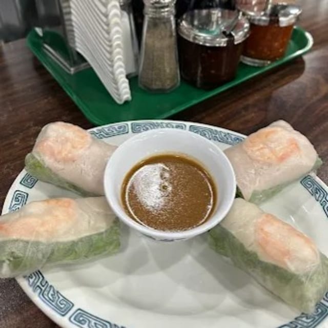 Spring Rolls with Shrimp & Pork.