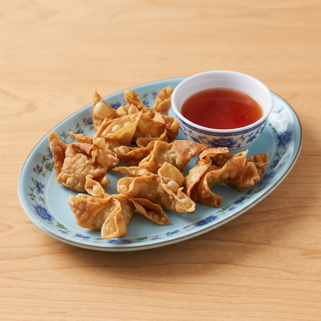 Fried Wonton, Shrimp & Pork.